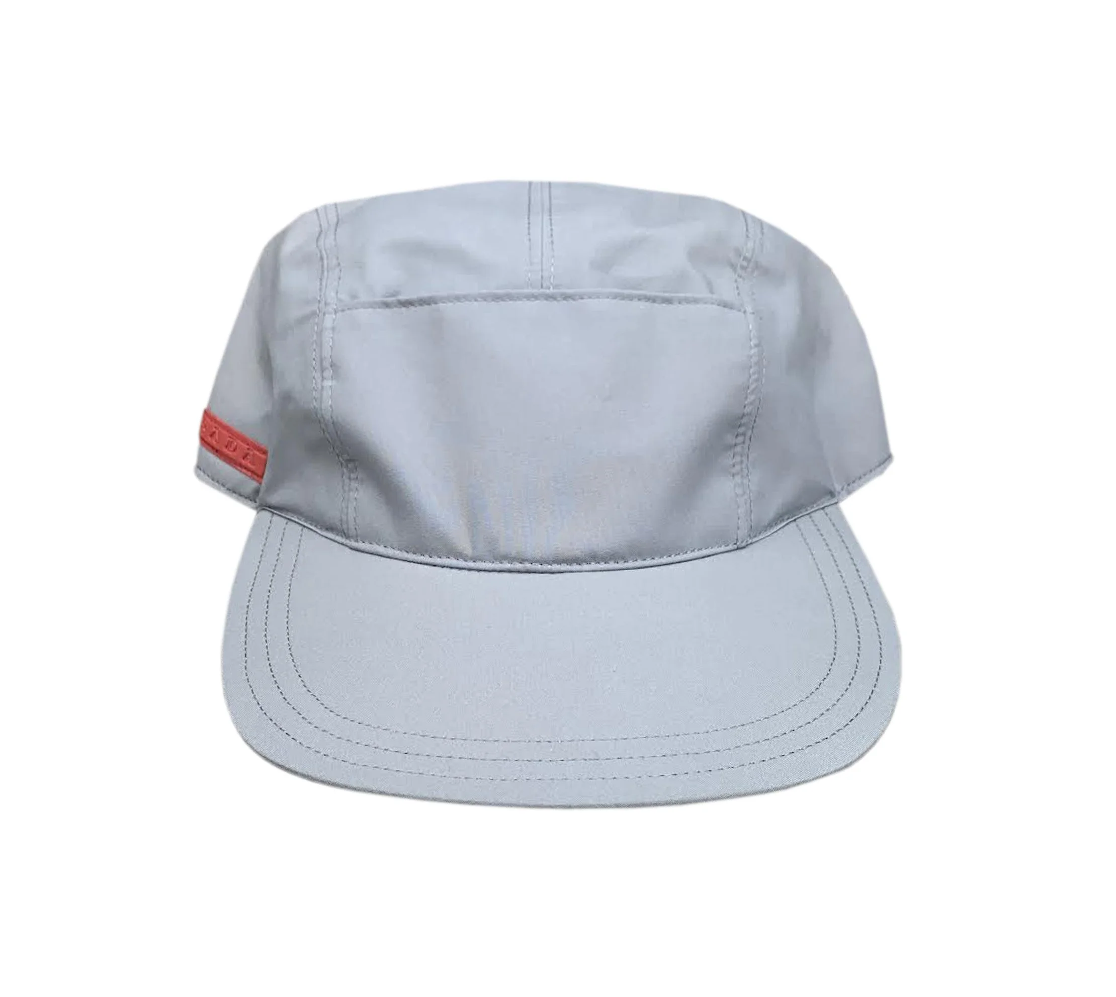 Prada 5 Panel Grey / Red Strapback (Size XL) NWT — RootsBK